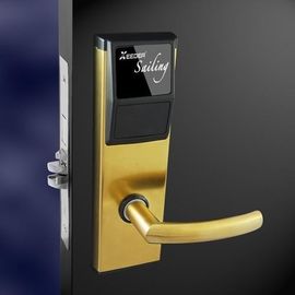 Chine Couleur standard électronique d'or de mortaise de norme ANSI de serrures de porte d'hôtel de L5121-MK fournisseur